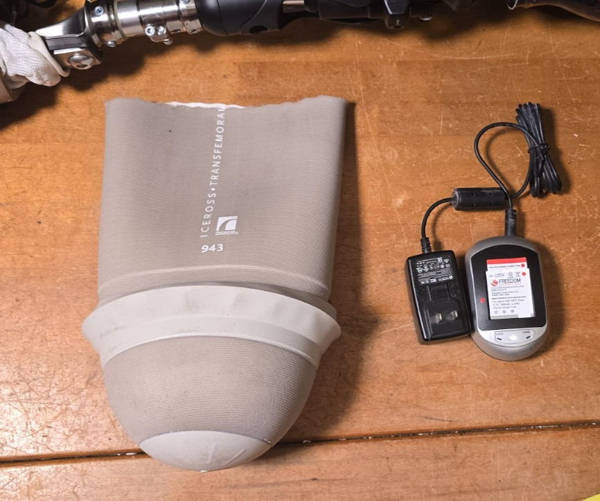 Freedom Innovations Plie 3 Microprocessor Prosthetic Knee with Foot Battery Char