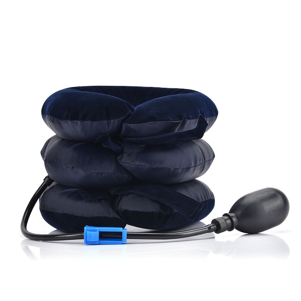 Cervical Neck Traction Device Inflatable & Adjustable Neck Stretcher Neck NEW