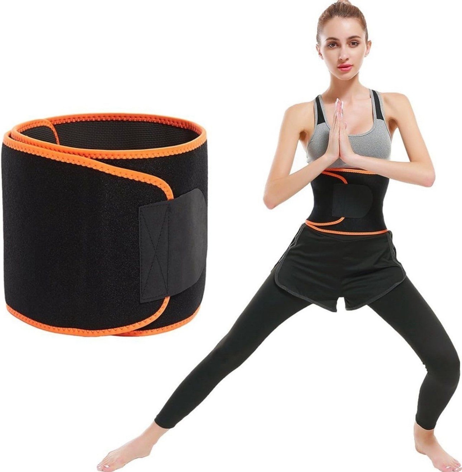 Women /Men Sweat belt waist trainer band New