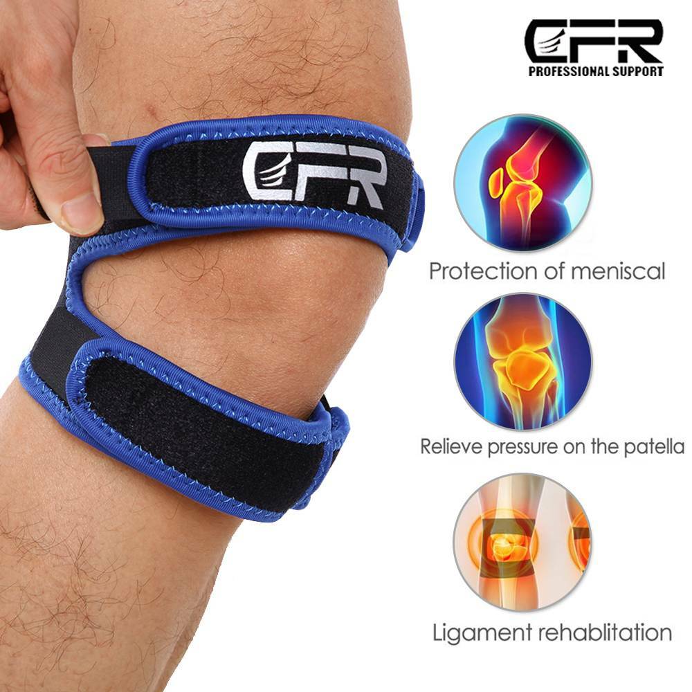 Knee Compression Brace Support Patella Strap Sport Joint Pain Arthritis Relief