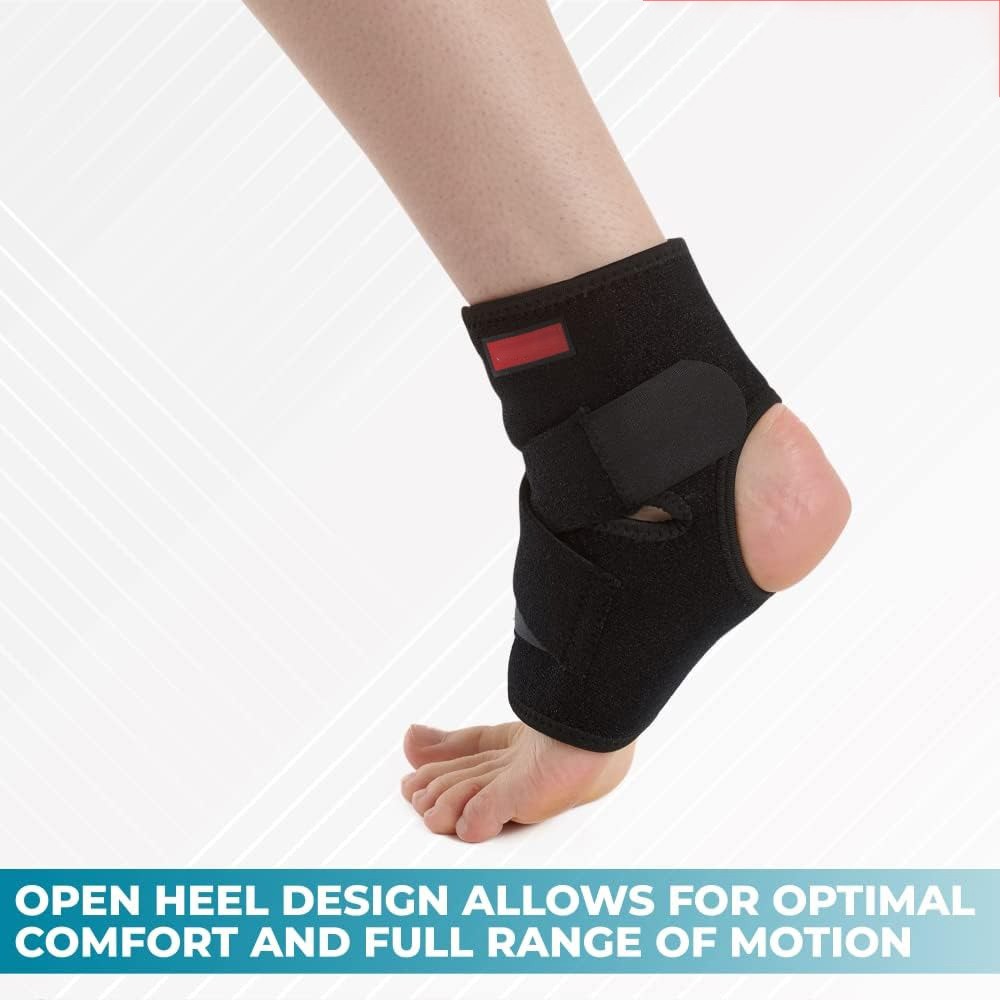 1pc Unisex Ankle Support Brace fits Ankle Pain Relief, Sprained Ankle, Heel Spur