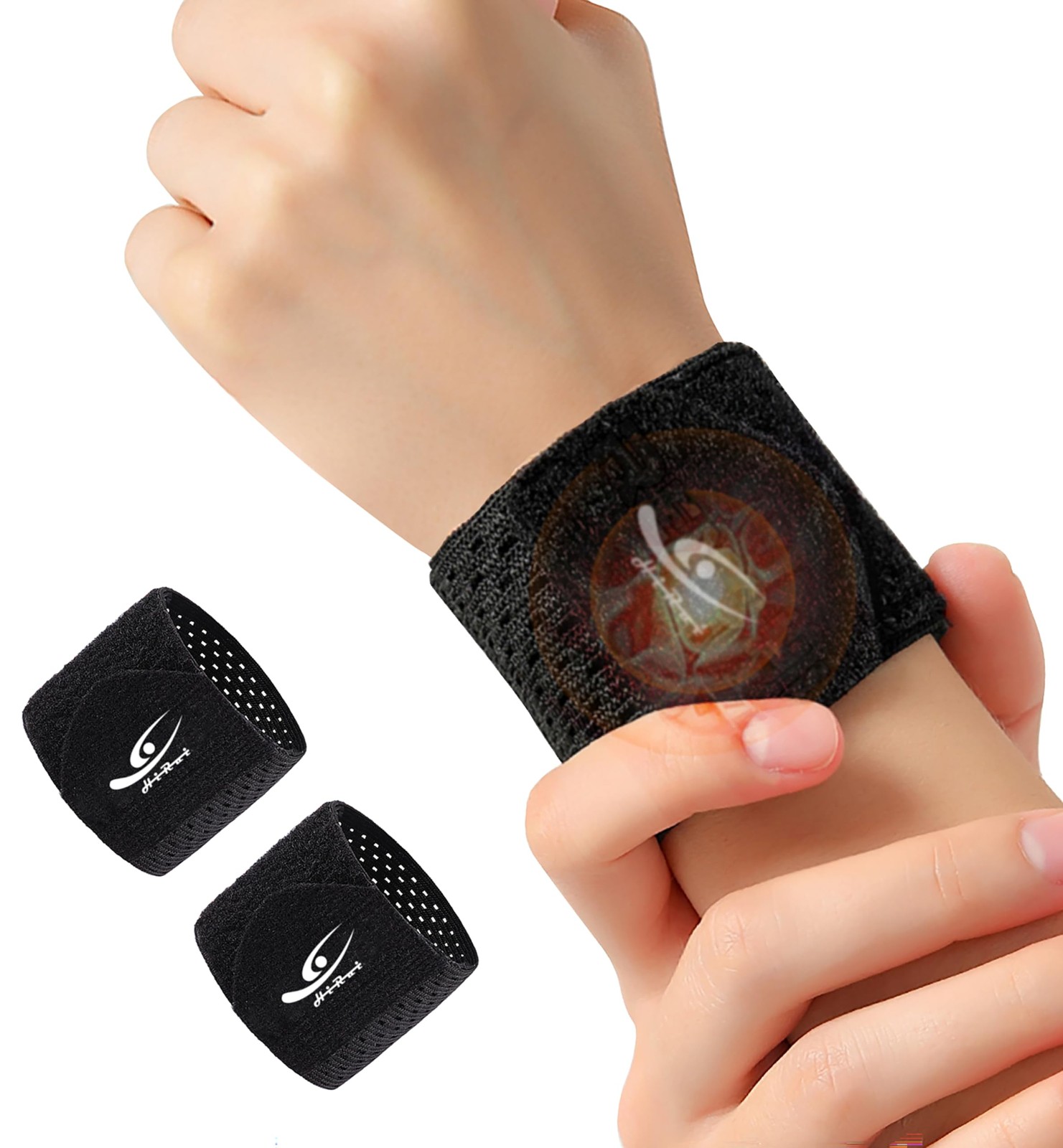 Wrist Compression Wraps, Wrist Brace Wrist Support for Sports, Mouse Hand, Mo…