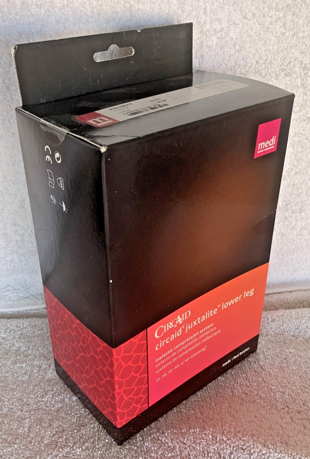 Medi Circaid Juxtalite Lower Leg Inelastic Compression System Lg Long 33cm NIB