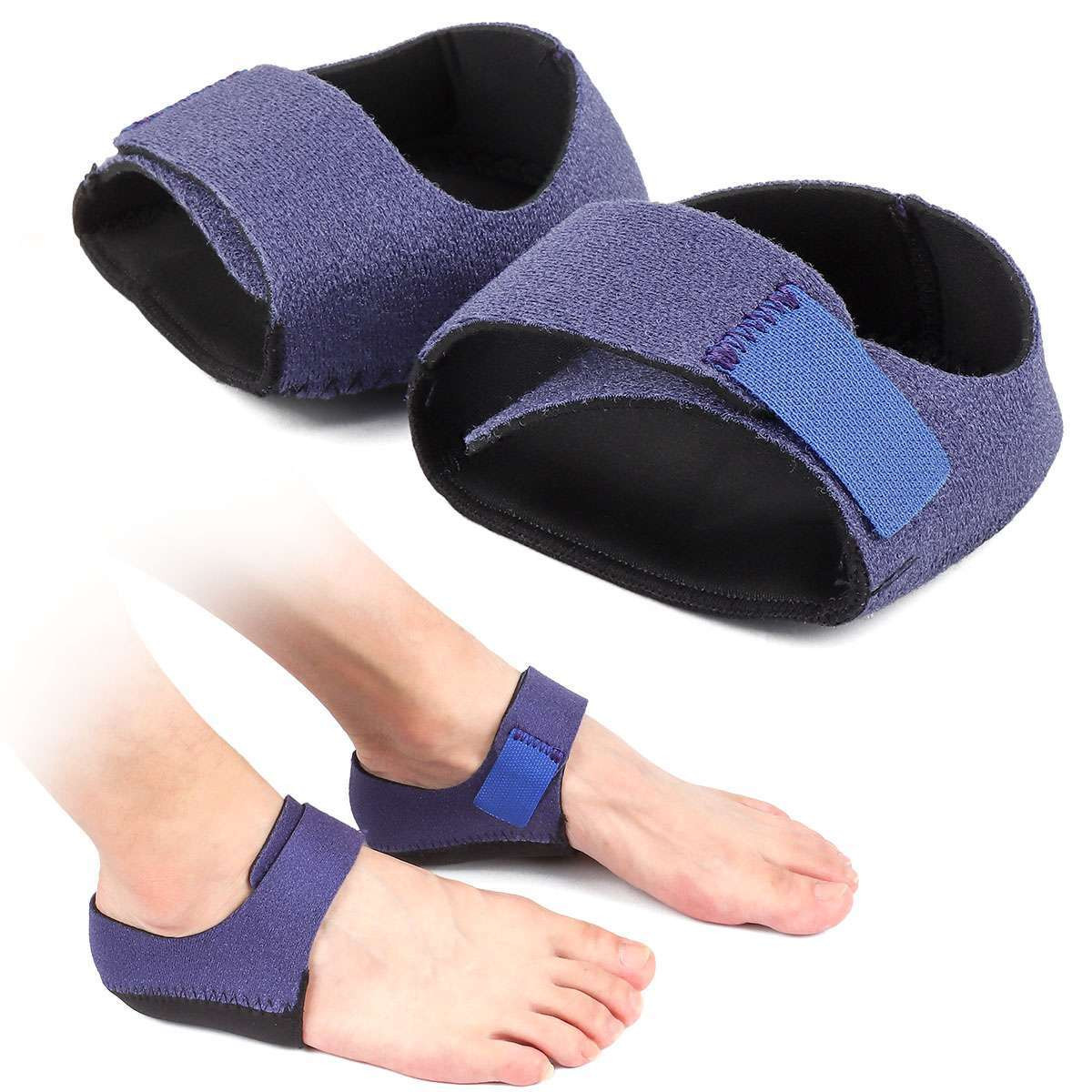 2/4Pcs Heel Protectors Pads Plantar Fasciitis Arch Wrap Support Foot Pain Relief