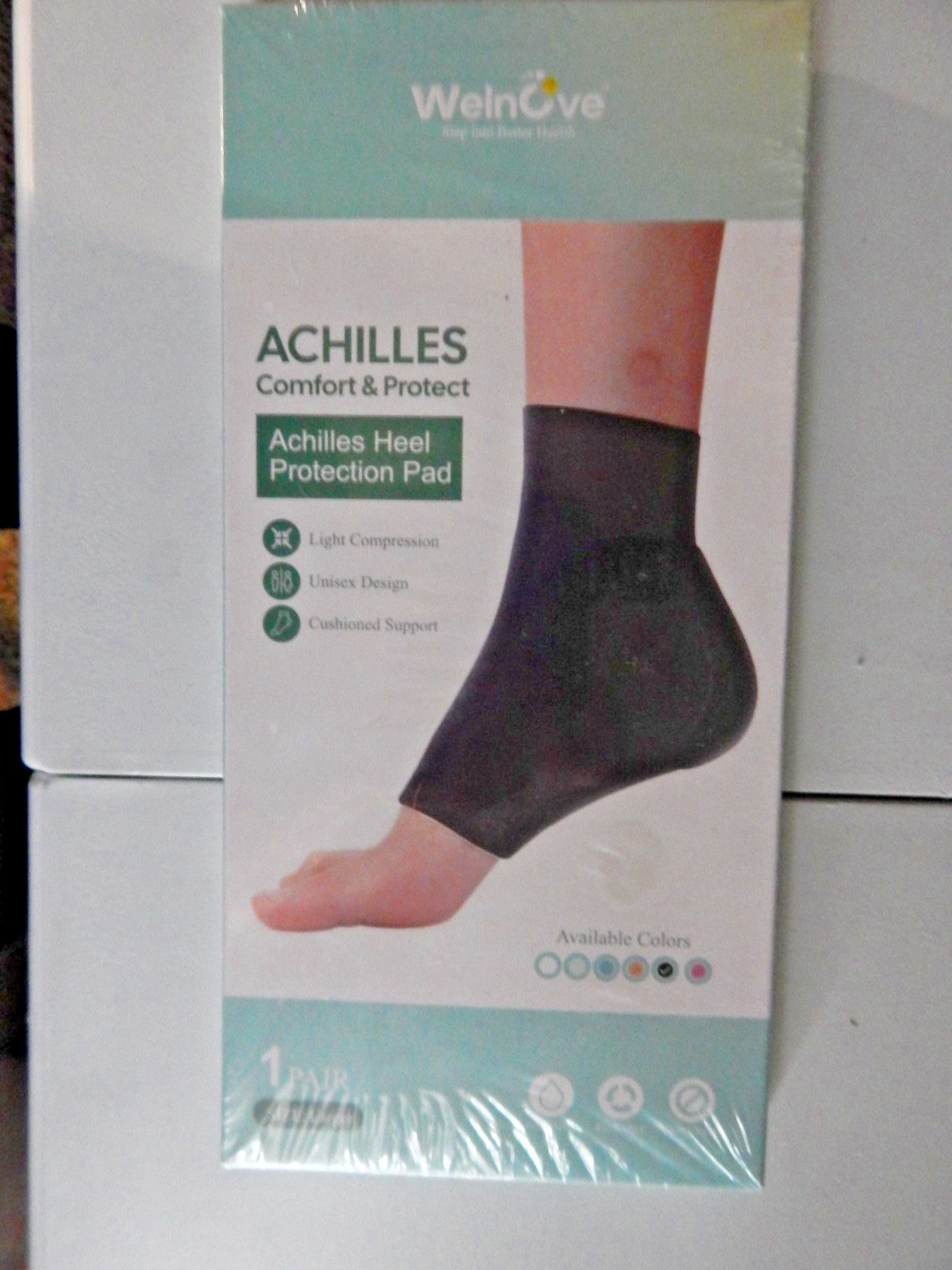 WelnOve Achilles Heel Protection Pad Socks