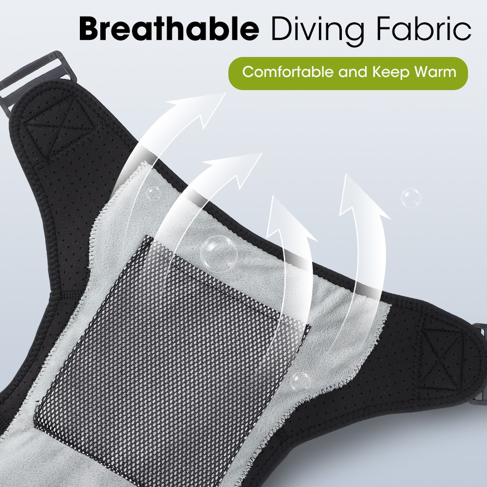 APP Control Heated Shoulder Massager with Heat Vibration Brace Joint Pain Relief