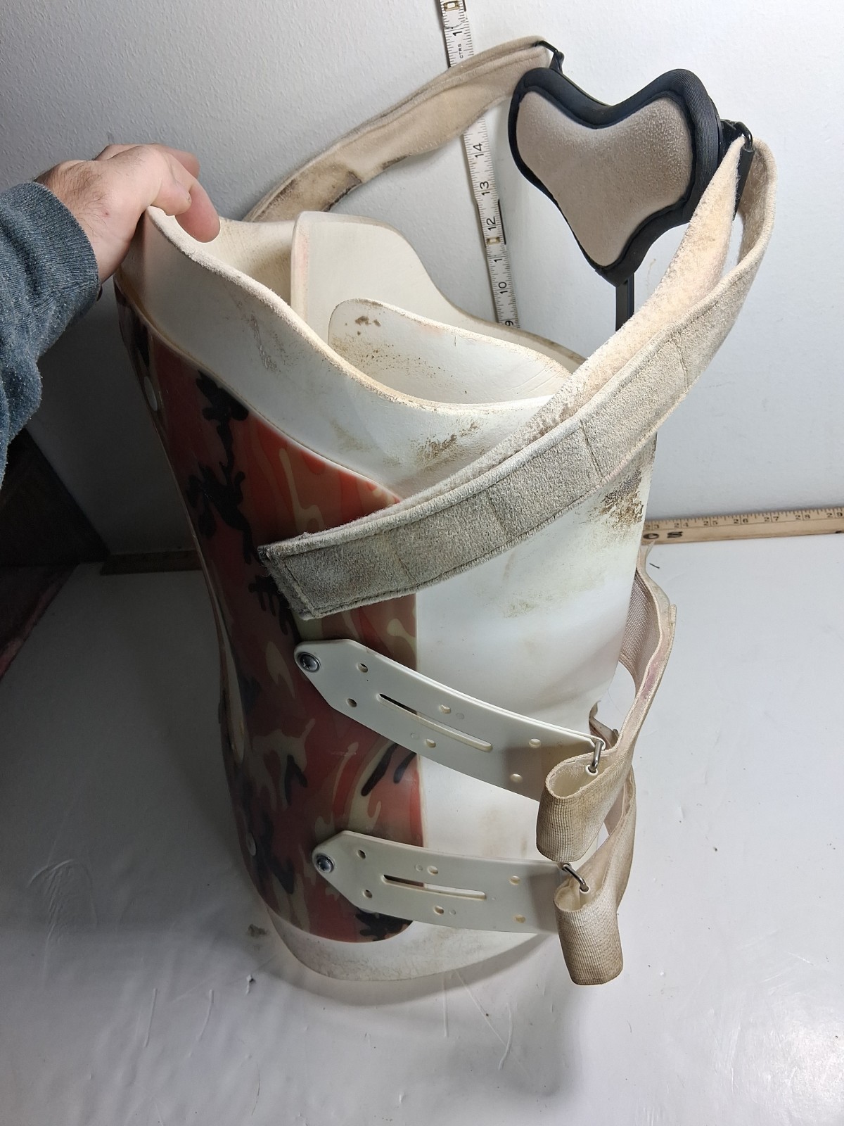 TLSO Thoracic Full Back Brace Turtle Clam Shell Adjustable Straps TDGD
