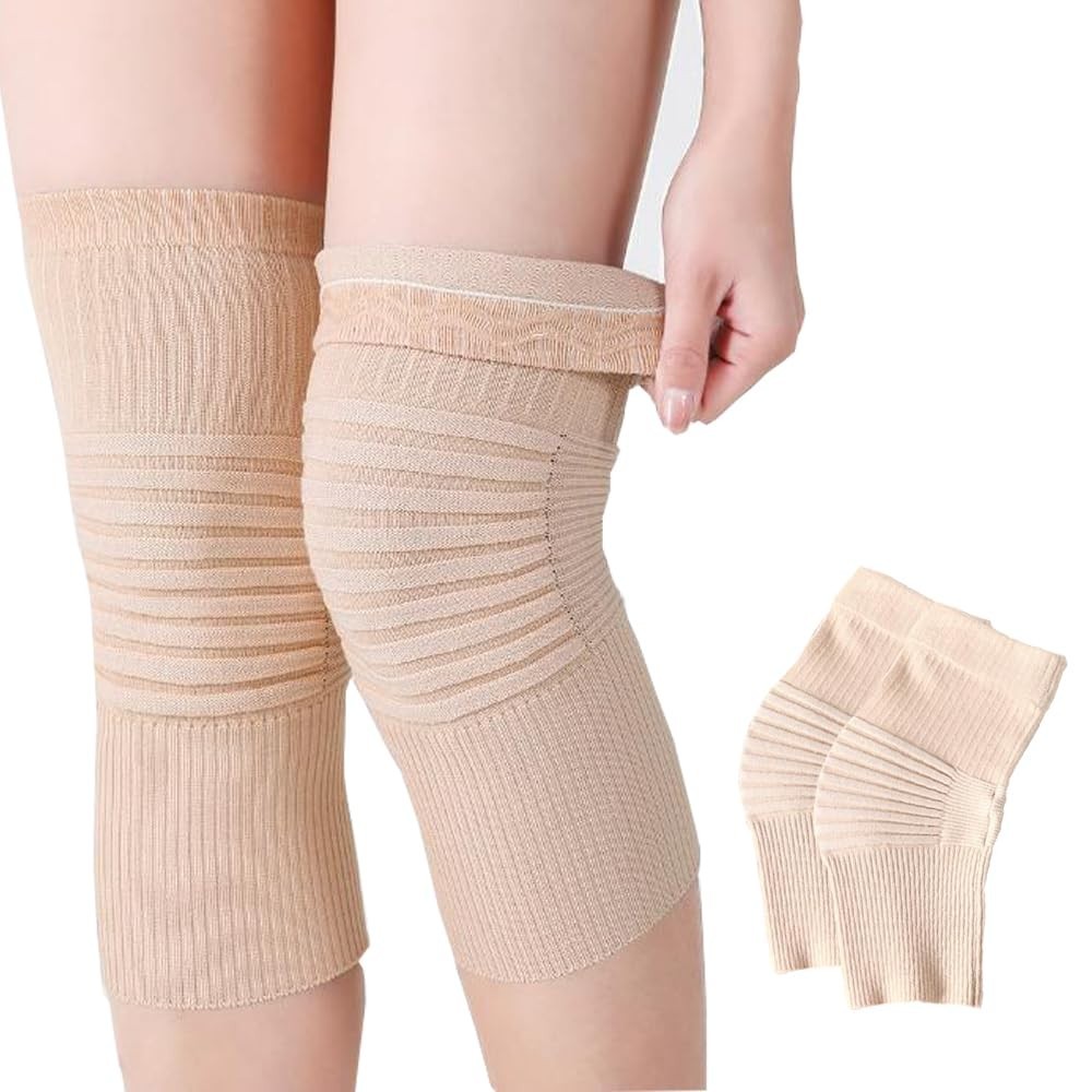 4pcs – 2 Pair Unisex Knee Brace, Joint Stabilization And Warmth Leg S/M