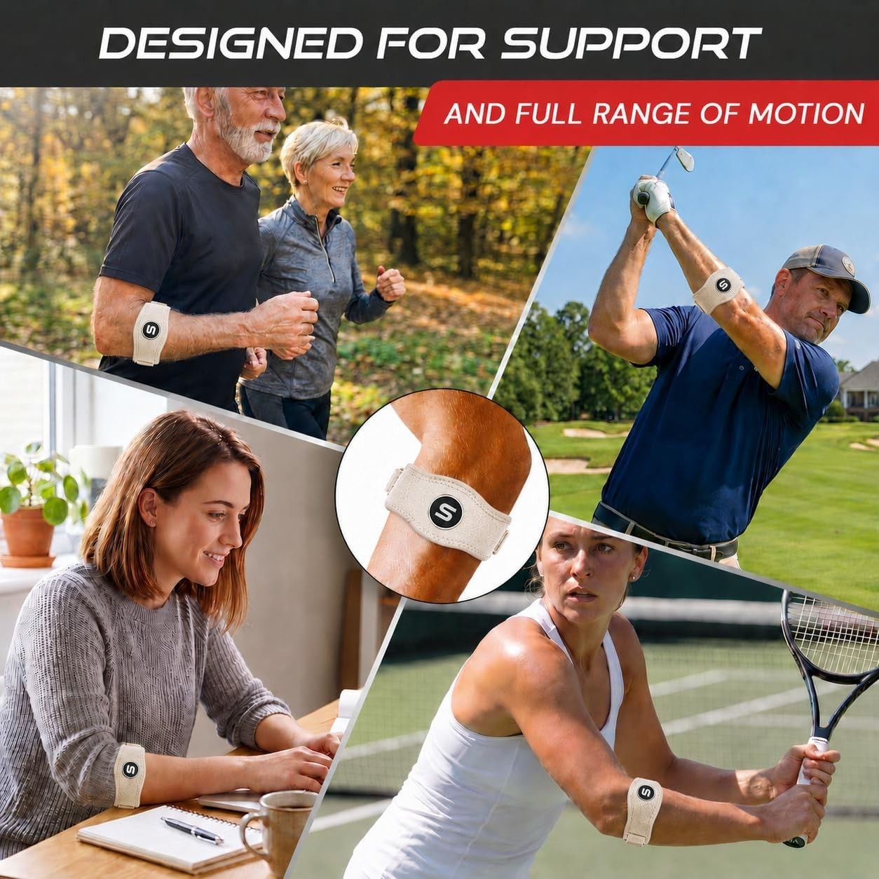Sleeve Stars Tennis Elbow Brace for Men & Women, Elbow Brace for Tendonitis, …