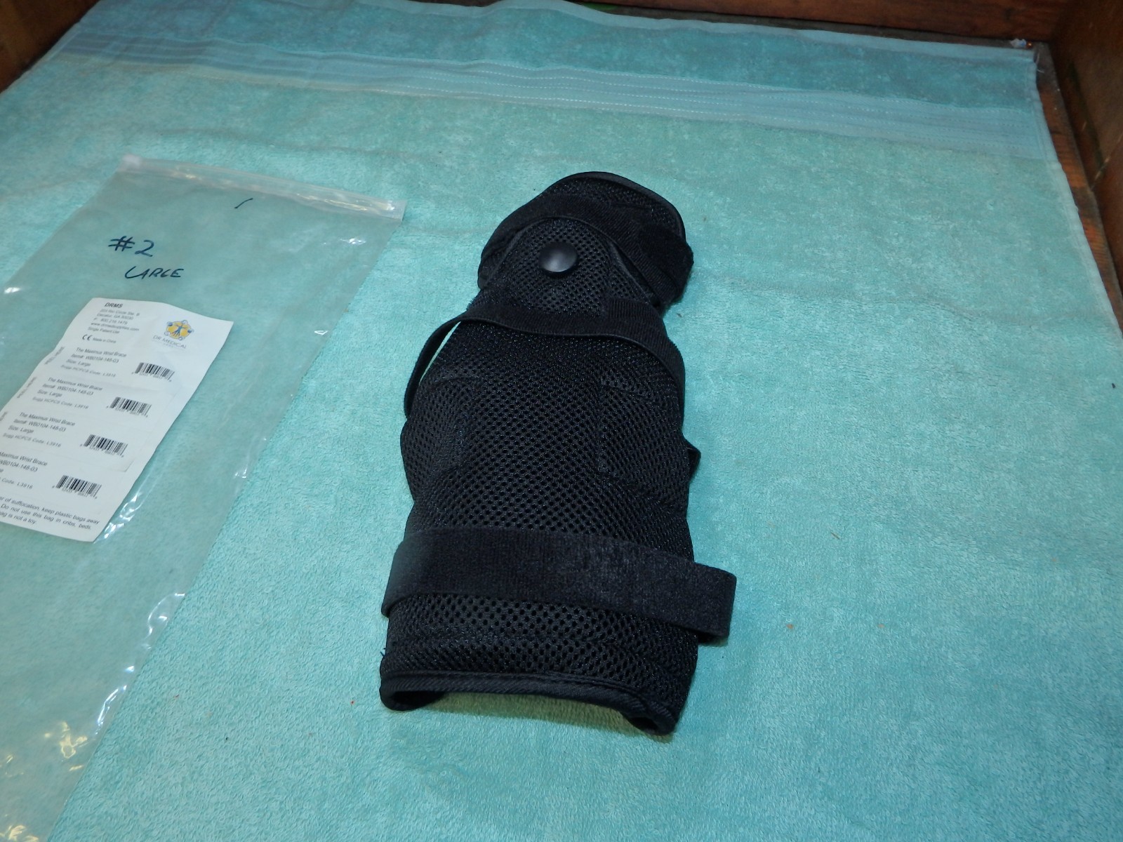 Dr Medical DRMS The Maximus Wrist Brace WB0104-148-03 Size Large