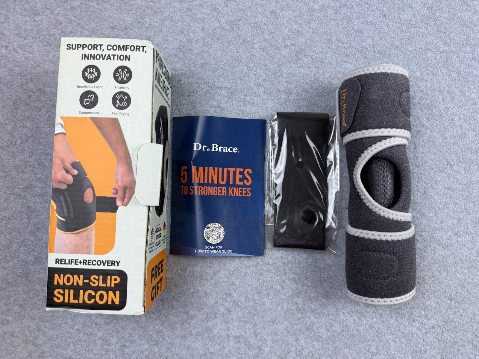 ELITE Knee Brace with Side Stabilizers & Patella Gel Pads for Maximum Knee Pain