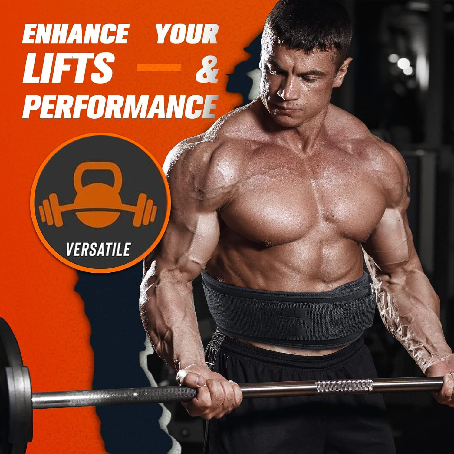 Adjustable Lumbar Support Lower Waist Back Belt Brace Pain Relief Weight Lifting