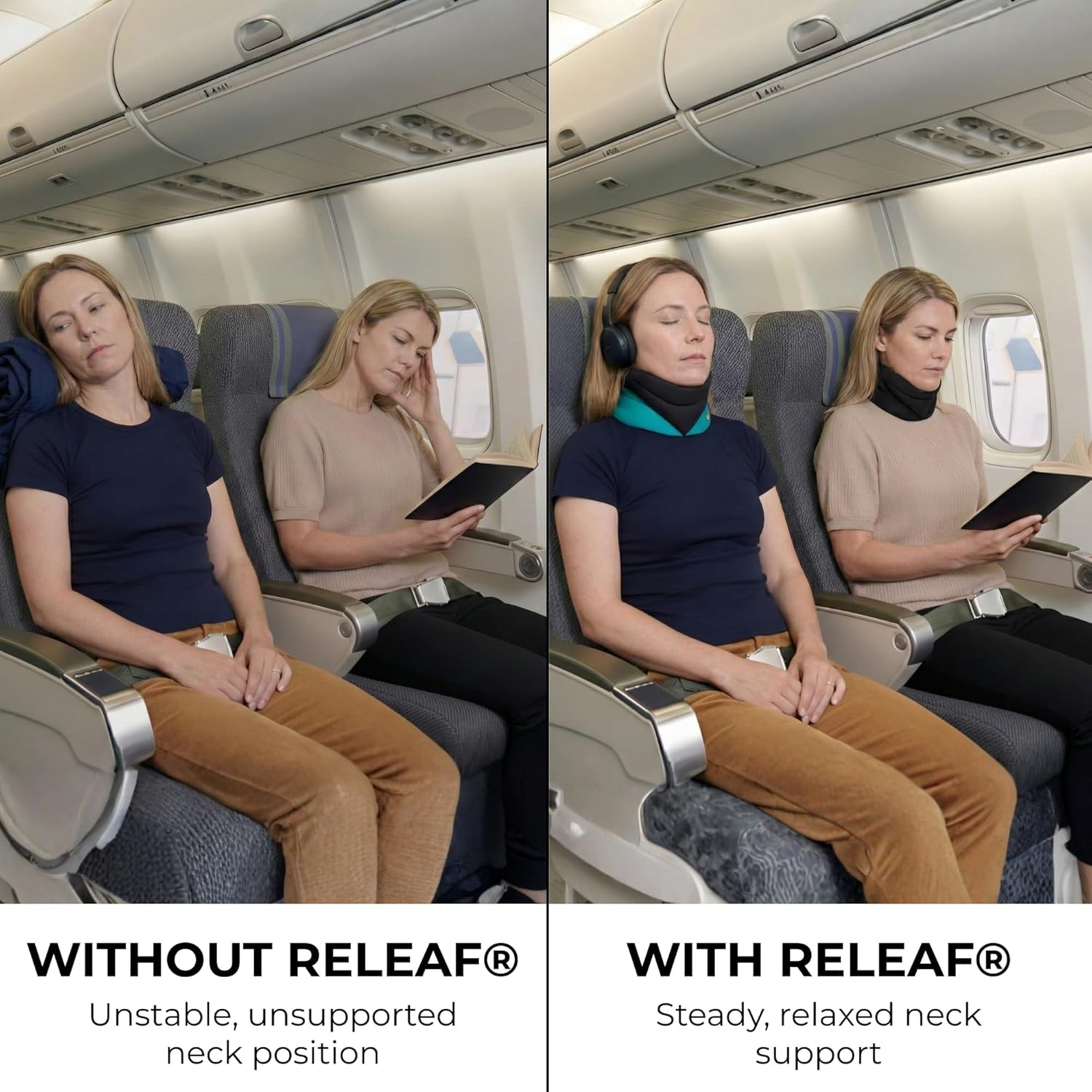 Releaf® Neck Rest – Soft Neck Brace for Neck Pain and Support, Comfortable Neck