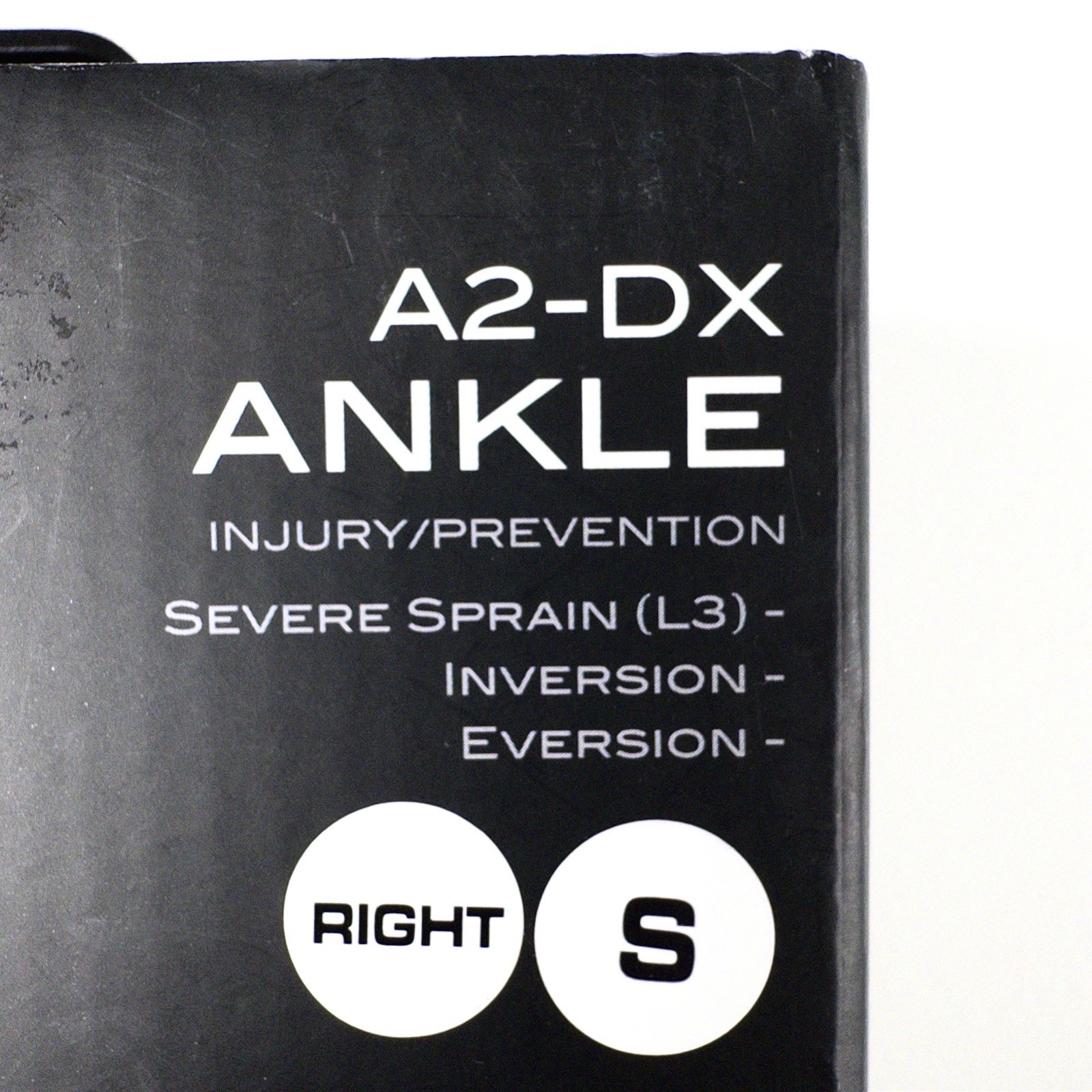 Zamst A2-DX Ankle Brace Right Small White Severe Sprain Support Brand New