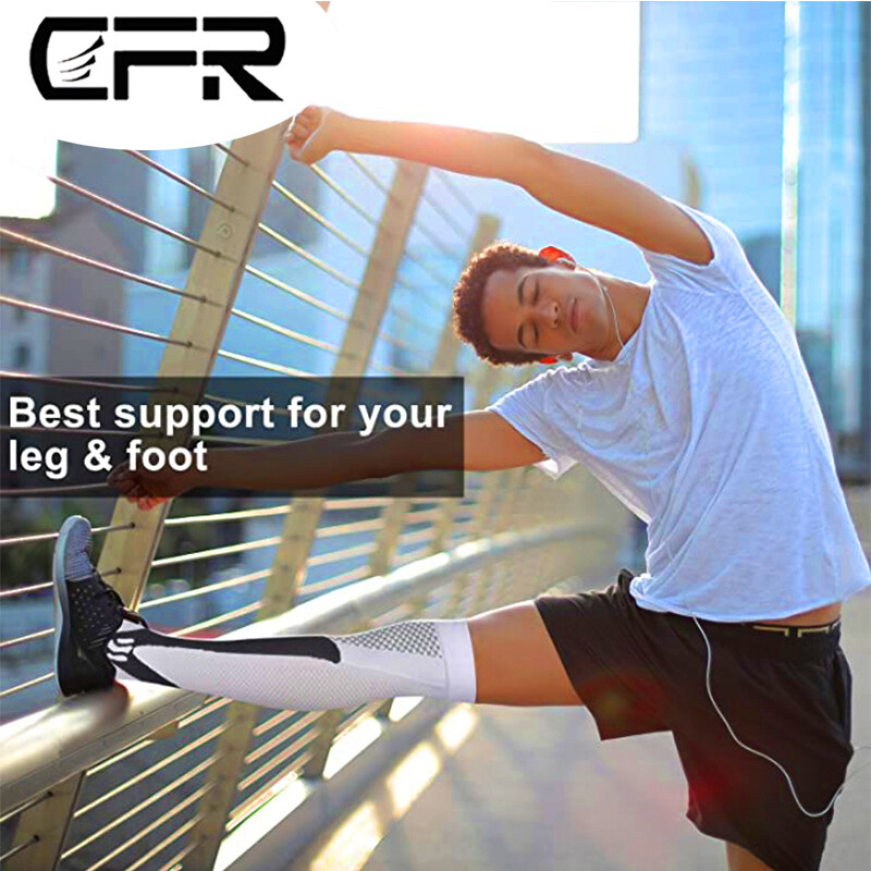 Compression Socks Knee High Running Sport Long Stcokings Ankle Pairs 30-40 mmhg