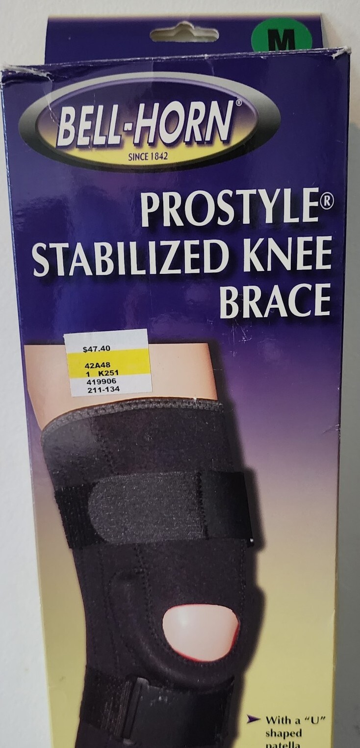Bell-Horn Prostyle Stabilized Knee Brace Black Suze Medium
