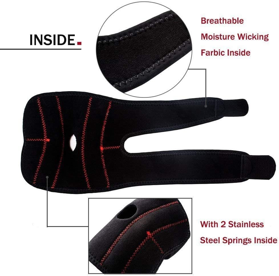 Elbow Brace Adjustable Breathable Neoprene Elbow Support Arm Wrap Strap 1 Pack