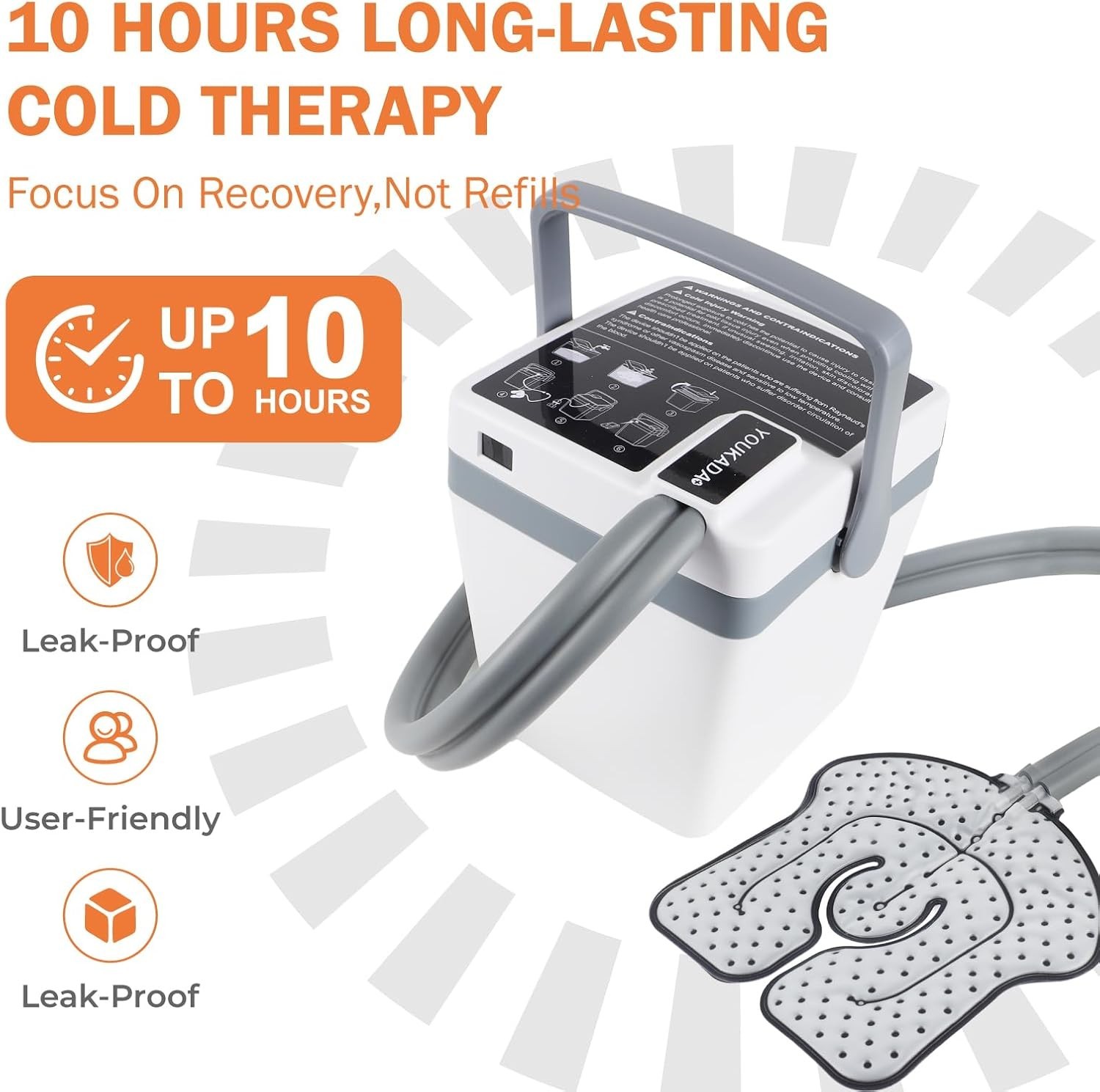 Cold Therapy Machine Knee Compression Ice Therapy Acl Recovery Portable