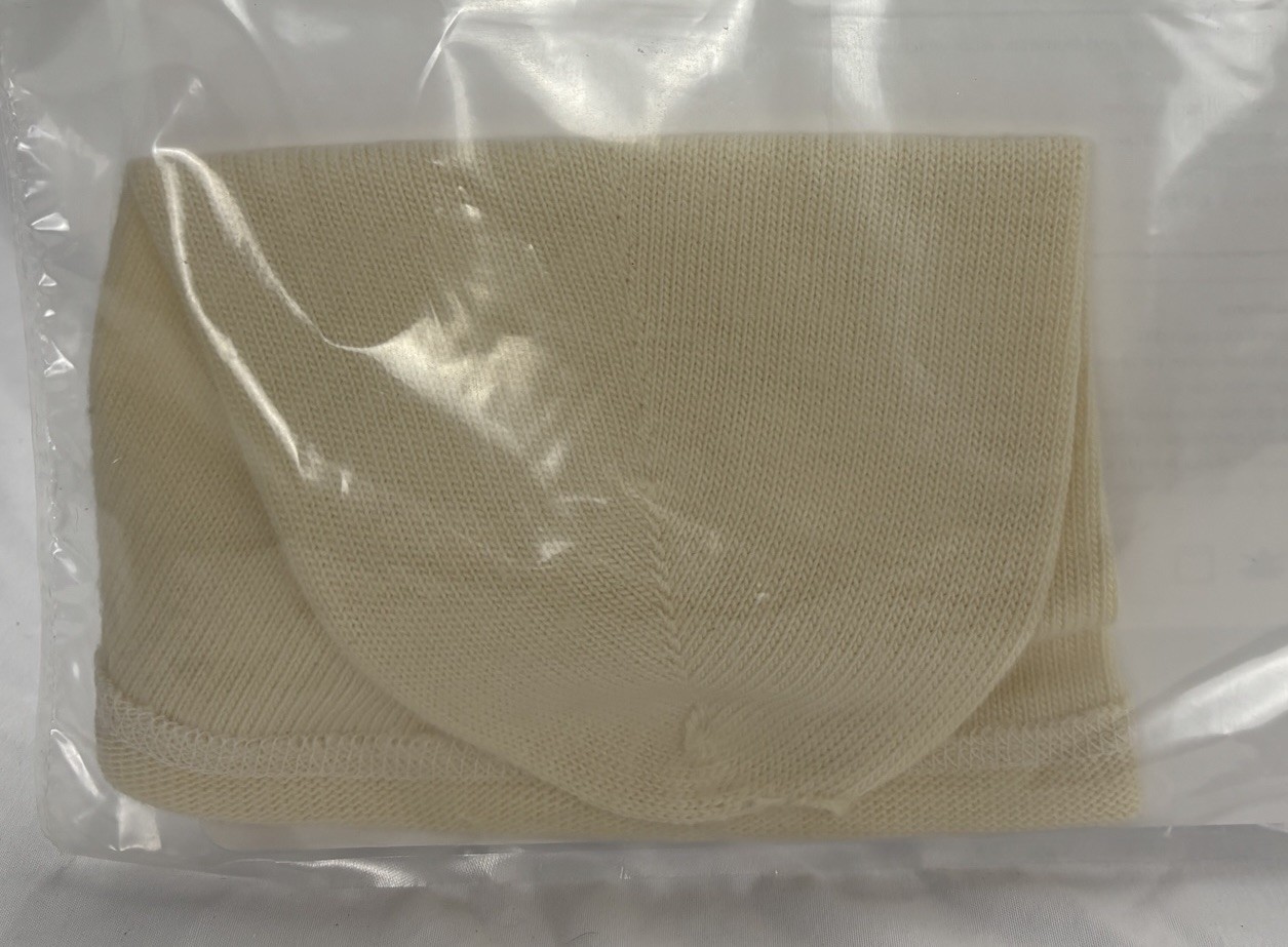 2 NEW – Knit-Rite 100% Virgin Wool Prosthetic Sock 1 Ply 8″ Top 5” Toe x 10 USA