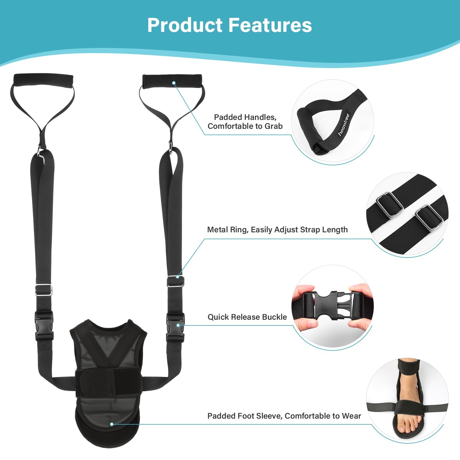 HOOMTREE Knee Replacement Recovery Aids,Knee Surgery Recovery Equipment with …