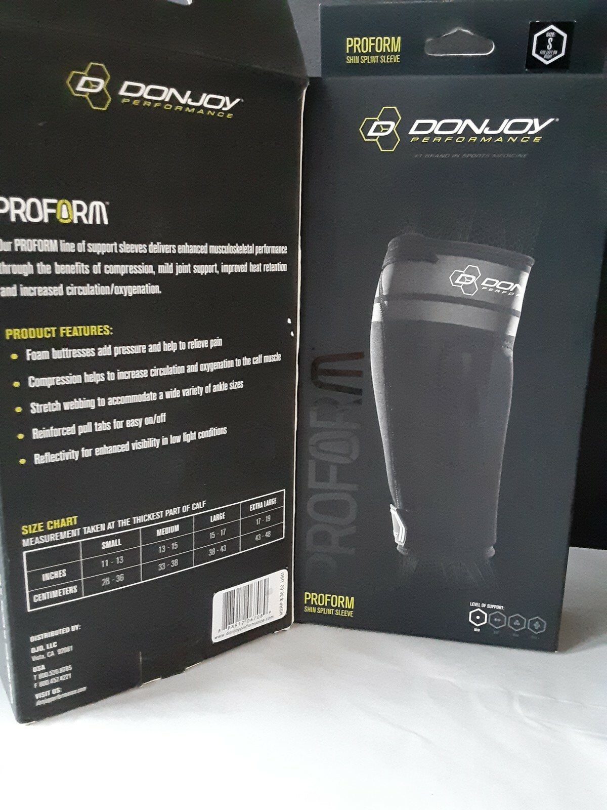 DonJoy Performance Proform Shin Splint Sleeve Various Sizes Small/Medium