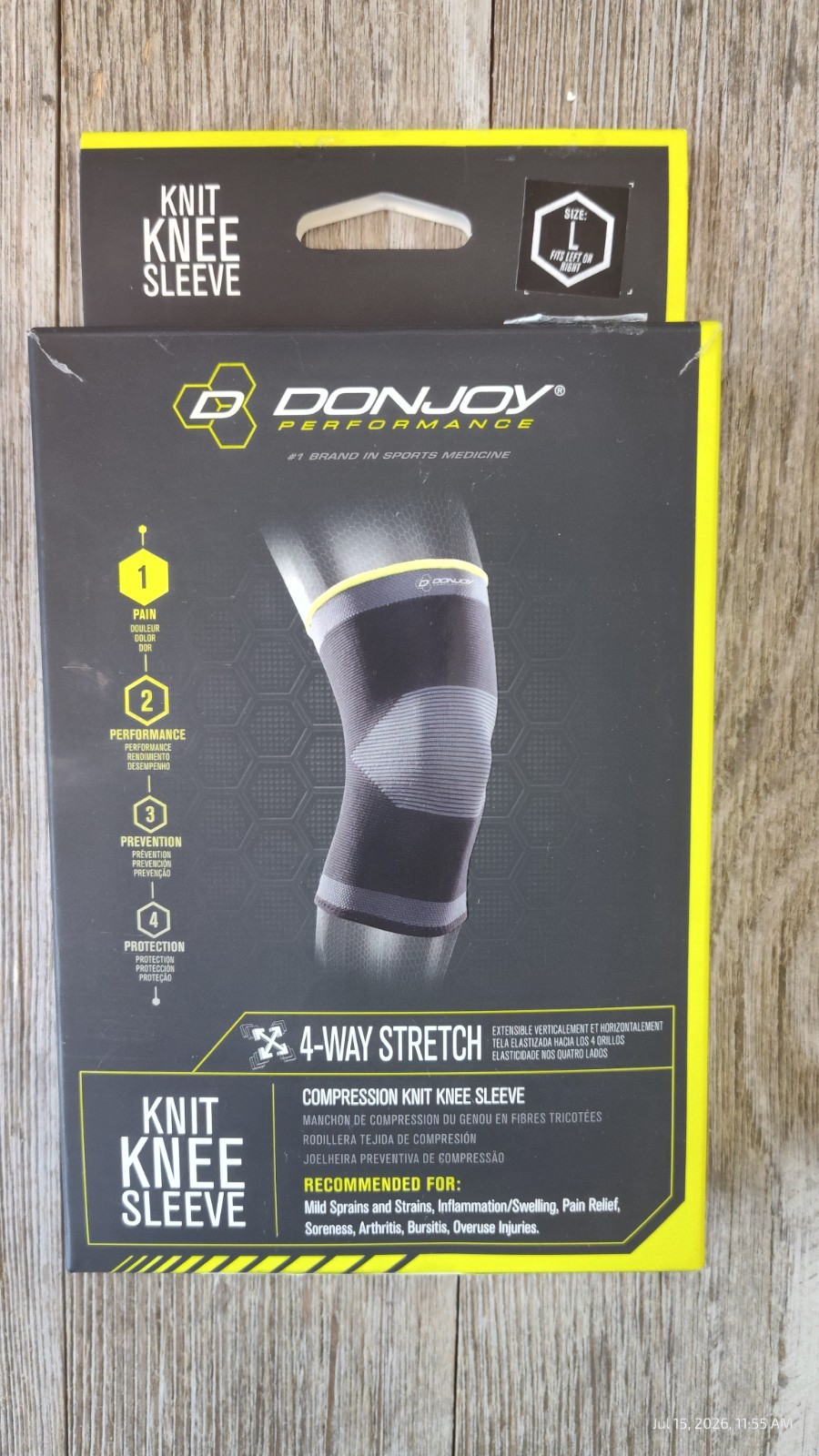 DonJoy Performance ANAFORM Knit Knee Sleeve