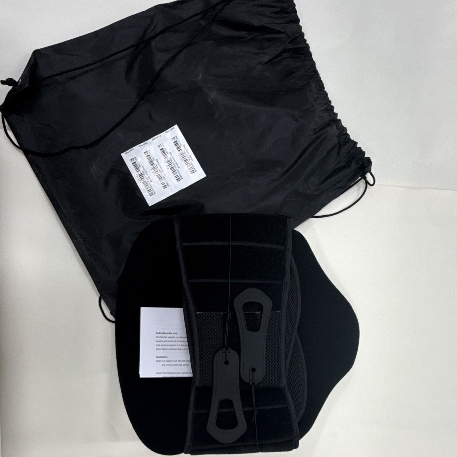 Step Down SM-4X Adjustable Lumbar Support Back/Waist Belt Black MPN 76-202