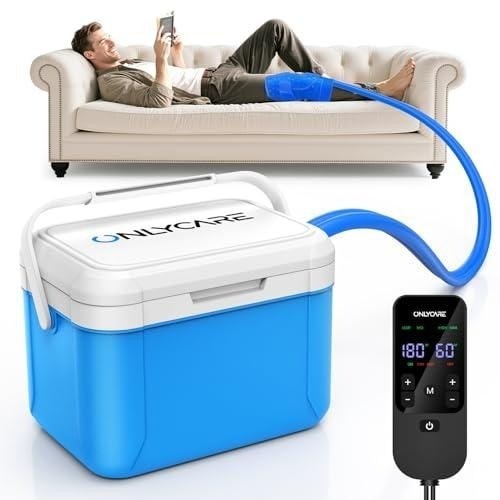 Cold Therapy Machine Knee Surgery Ice Machine Quiet Pump 12Hr Portable