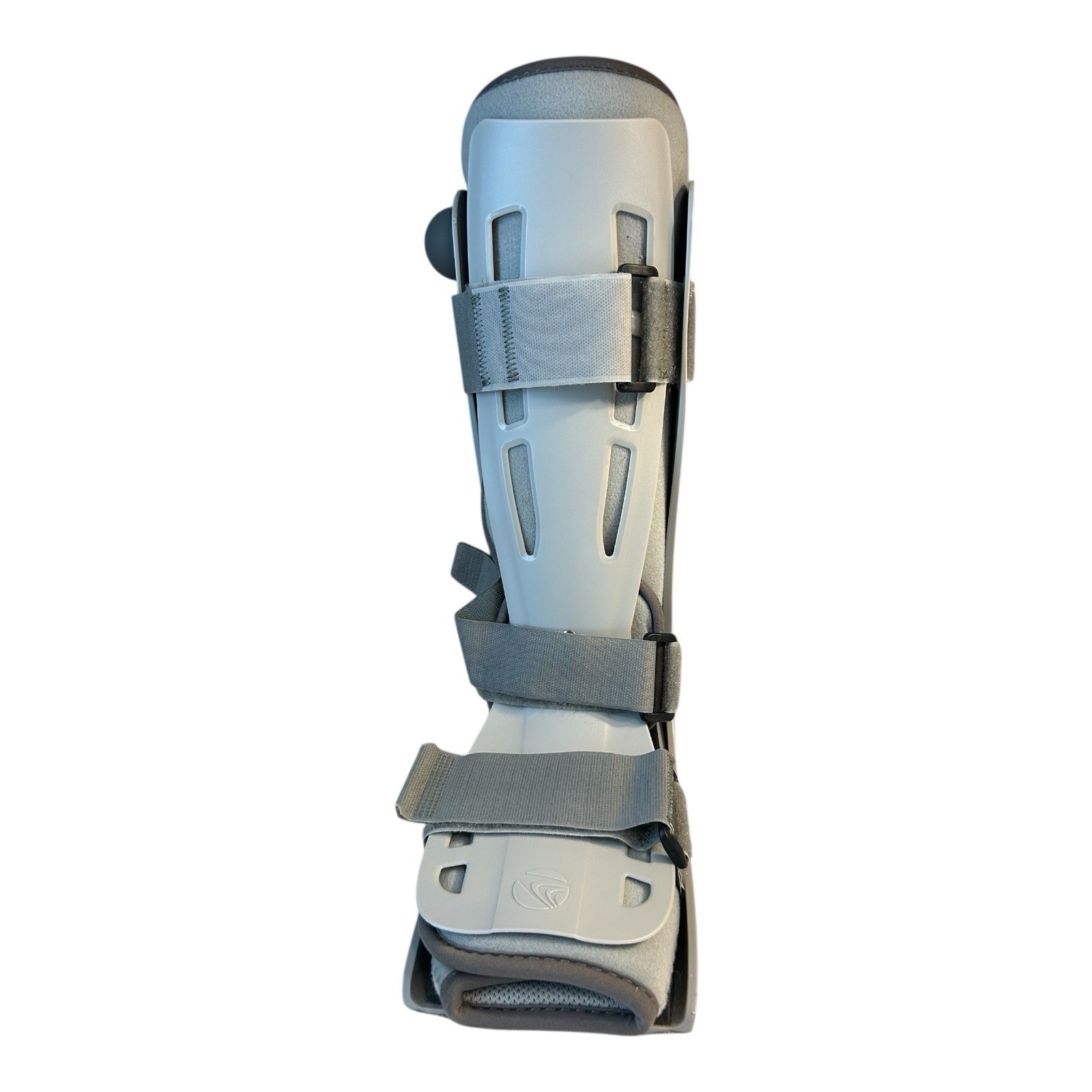 BREG Walker Genesis 3 Strap Tall Boot Orthopedic Walker Boot Size Medium Gray