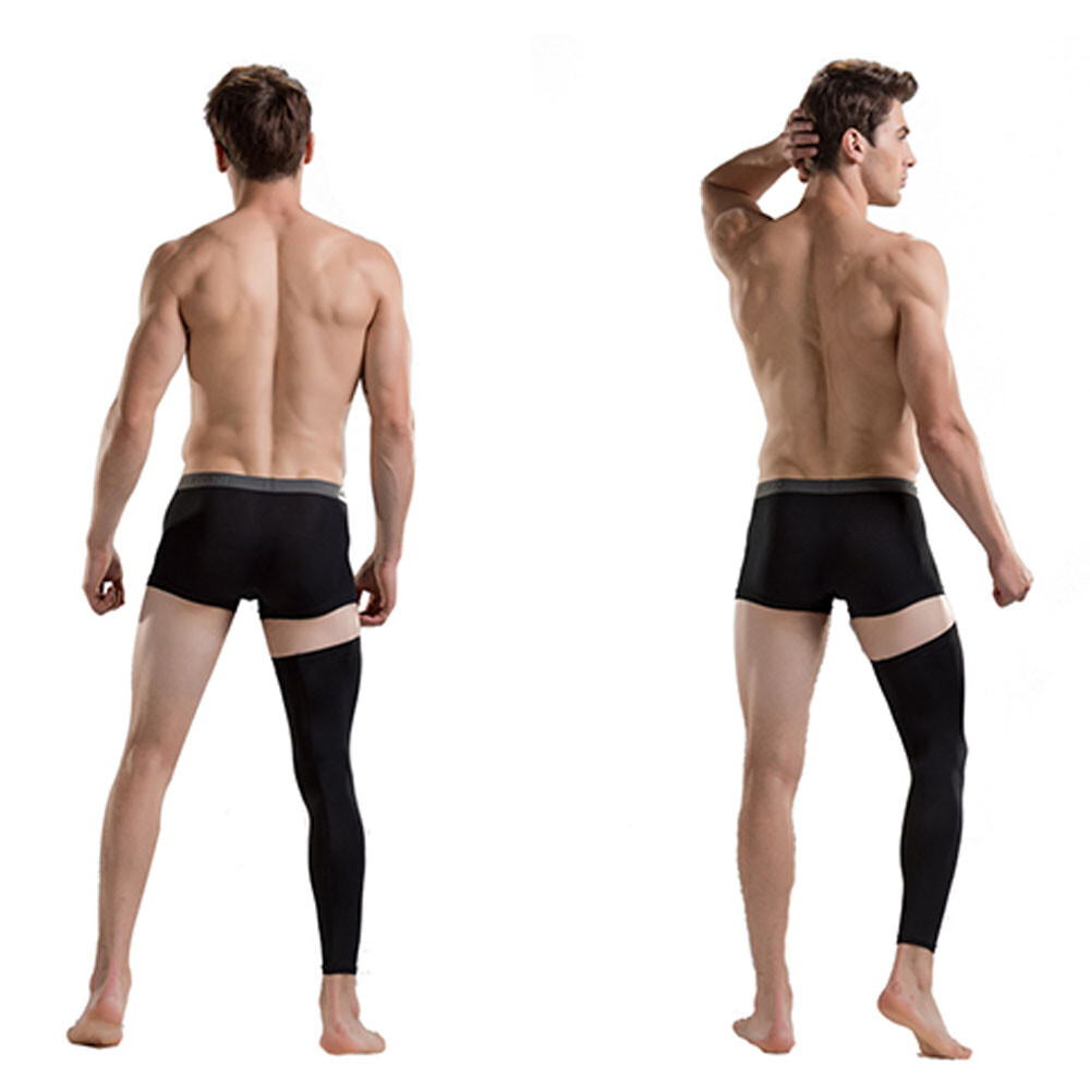 Thigh High Knee Supports Compression Sleeves Sport Socks Leg Stockings Men Women