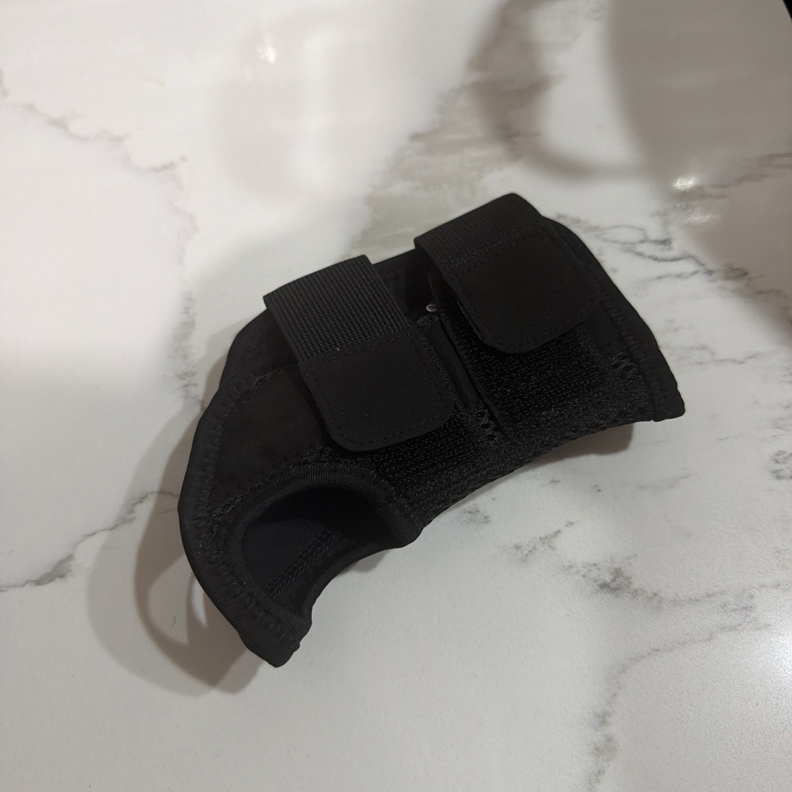 COPPER COMPRESSION Wrist Brace Left Hand S/M Unisex; Black