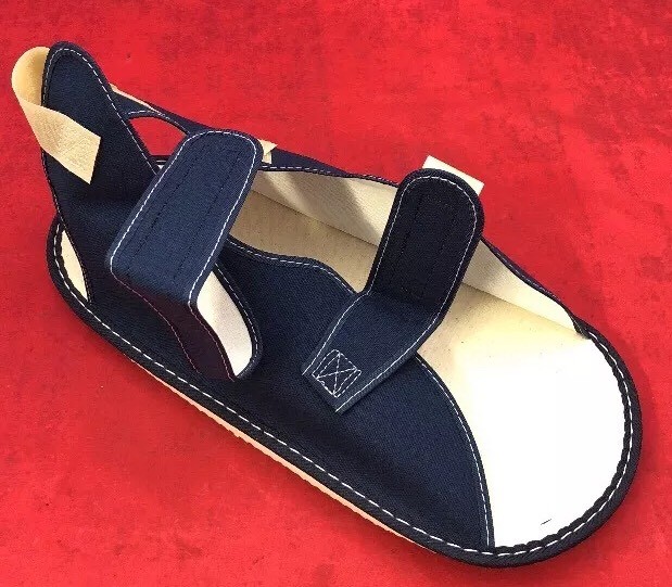 ONE NEW Tetra Medical 140203 Post-Op Orthopedic Shoe Left/Right Large Denim