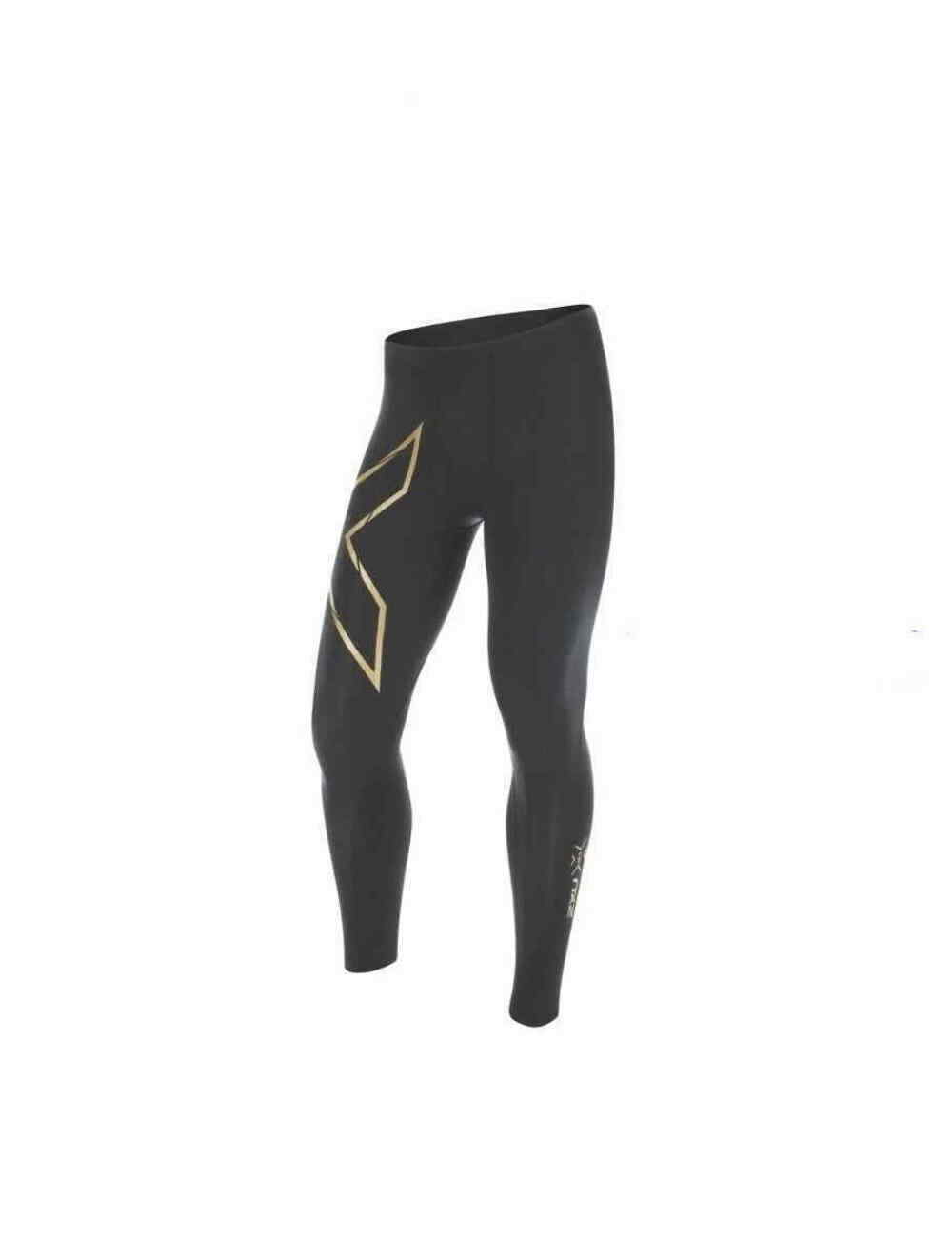 GREAT SAVINGS || 2XU Mens MCS Cross Training Compression Tights (Black/Gold)