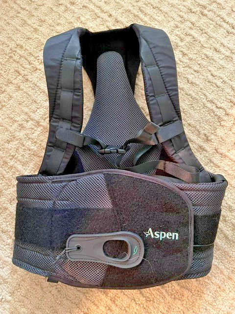 Lot of 2, unused: Aspen Horizon 456 TLSO One Size Adjustable Back Brace (993740)