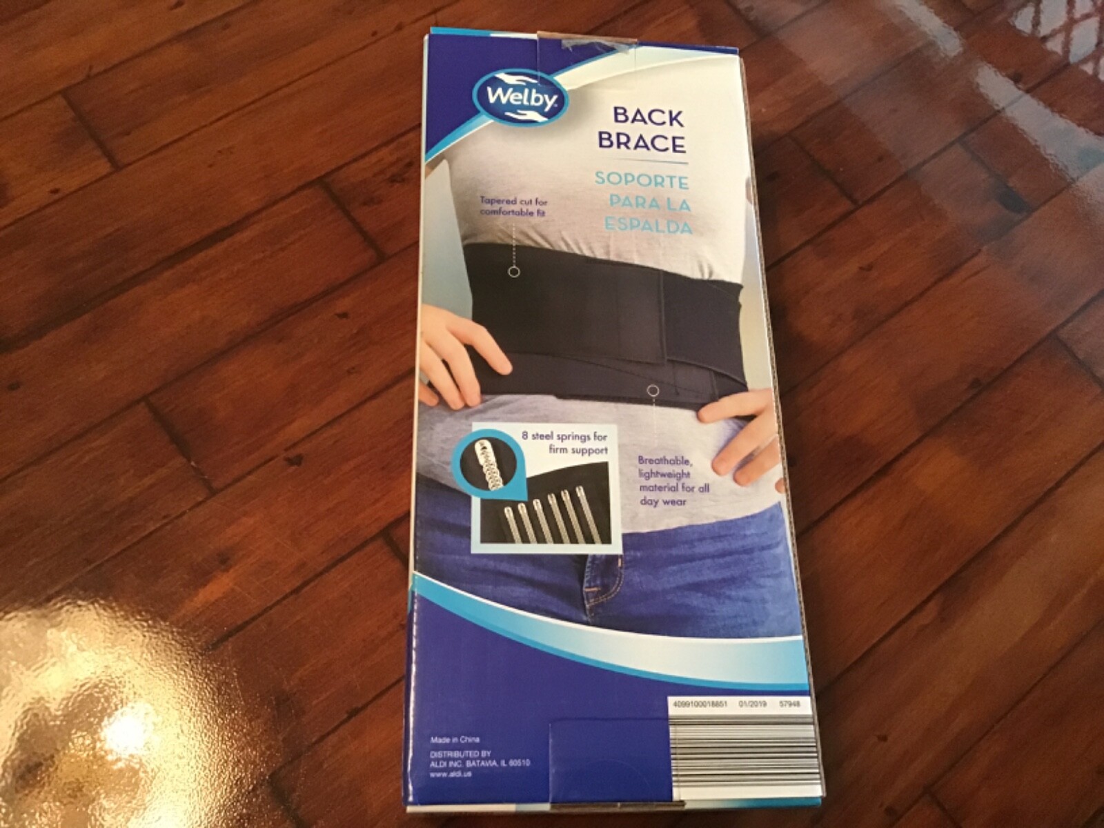 Back Support Back Brace Pain Relief Lumbar Support Belt One Size Unisex Welby Nw