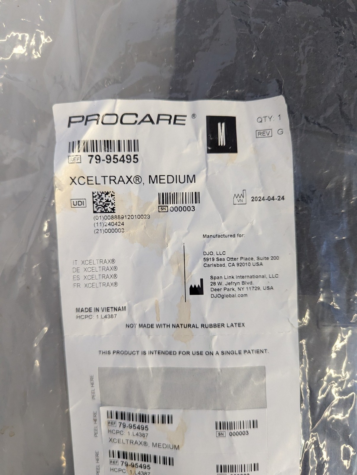 ProCare XcelTrax Walking Boot Medium 79-95495 & BraceAbility Shoulder Brace