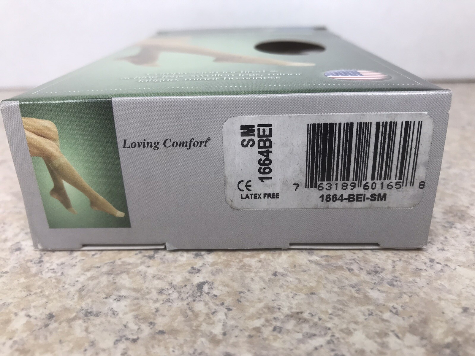 Loving Comfort Fashion Knee High 20-30 Mmhg Beige,Small,Closed Toe,Firm