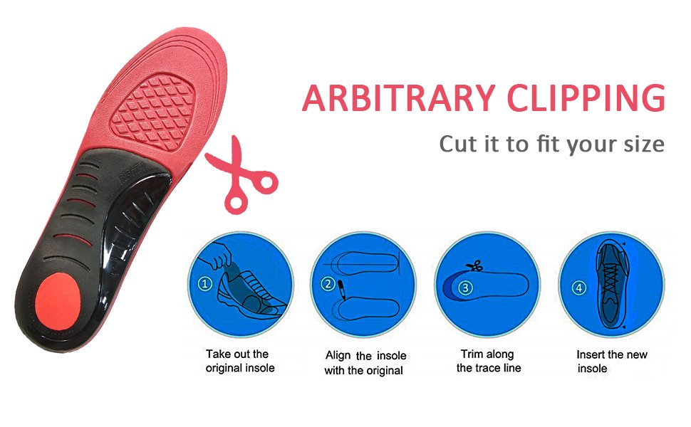 Insoles for Skechers Men’s and Women’s Shoes Replacement, Footwear Inserts for