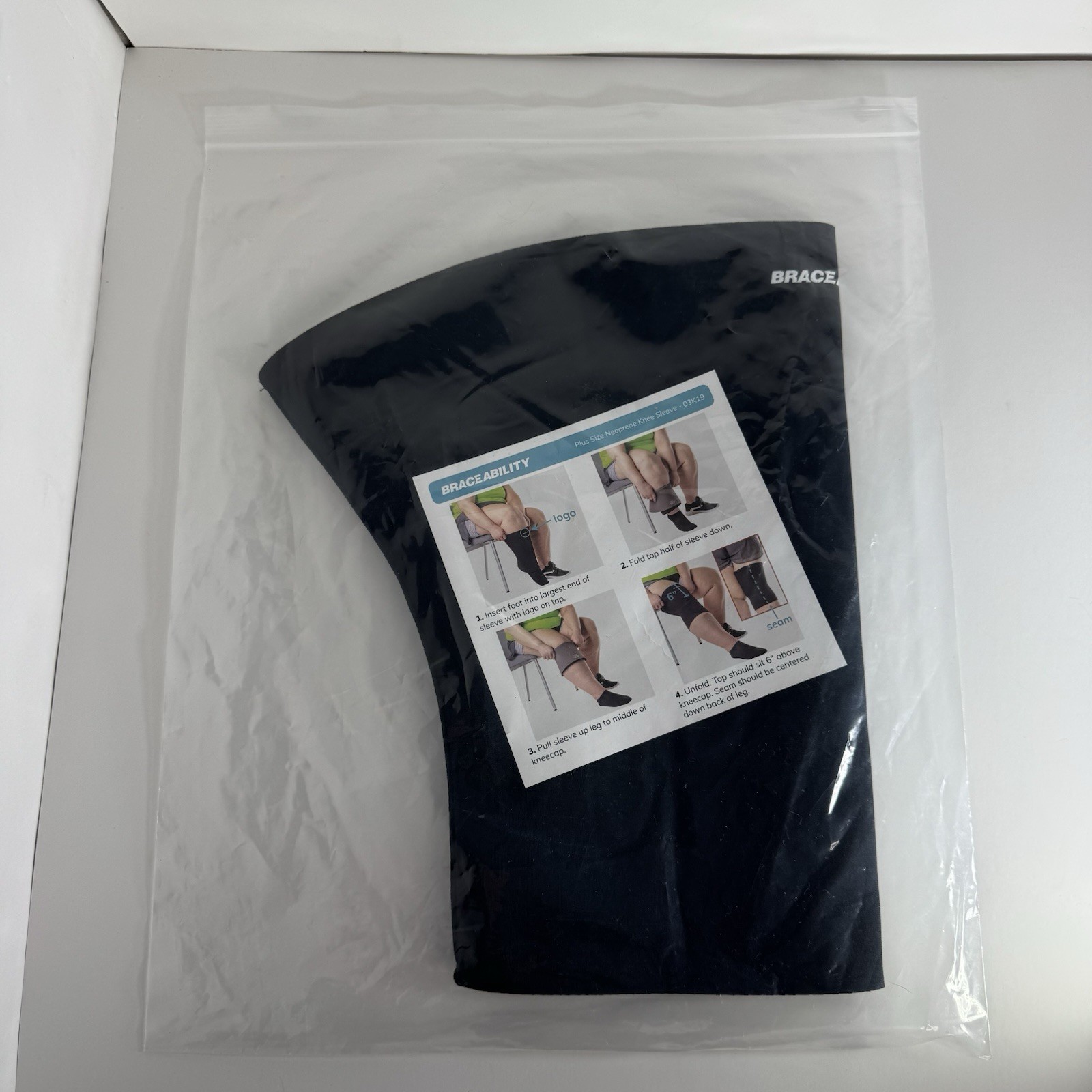Plus Size Neoprene Compression Knee Sleeve XXL Support Brace for Bariatric New