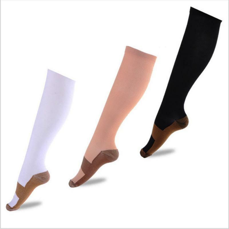 Medias de Compression para varices / Compression Socks / Beige / UNISEX SOCKS
