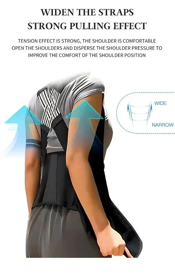 Posture Corrector for Women and Men,Back Brace Shoulder Straightener Adjustable