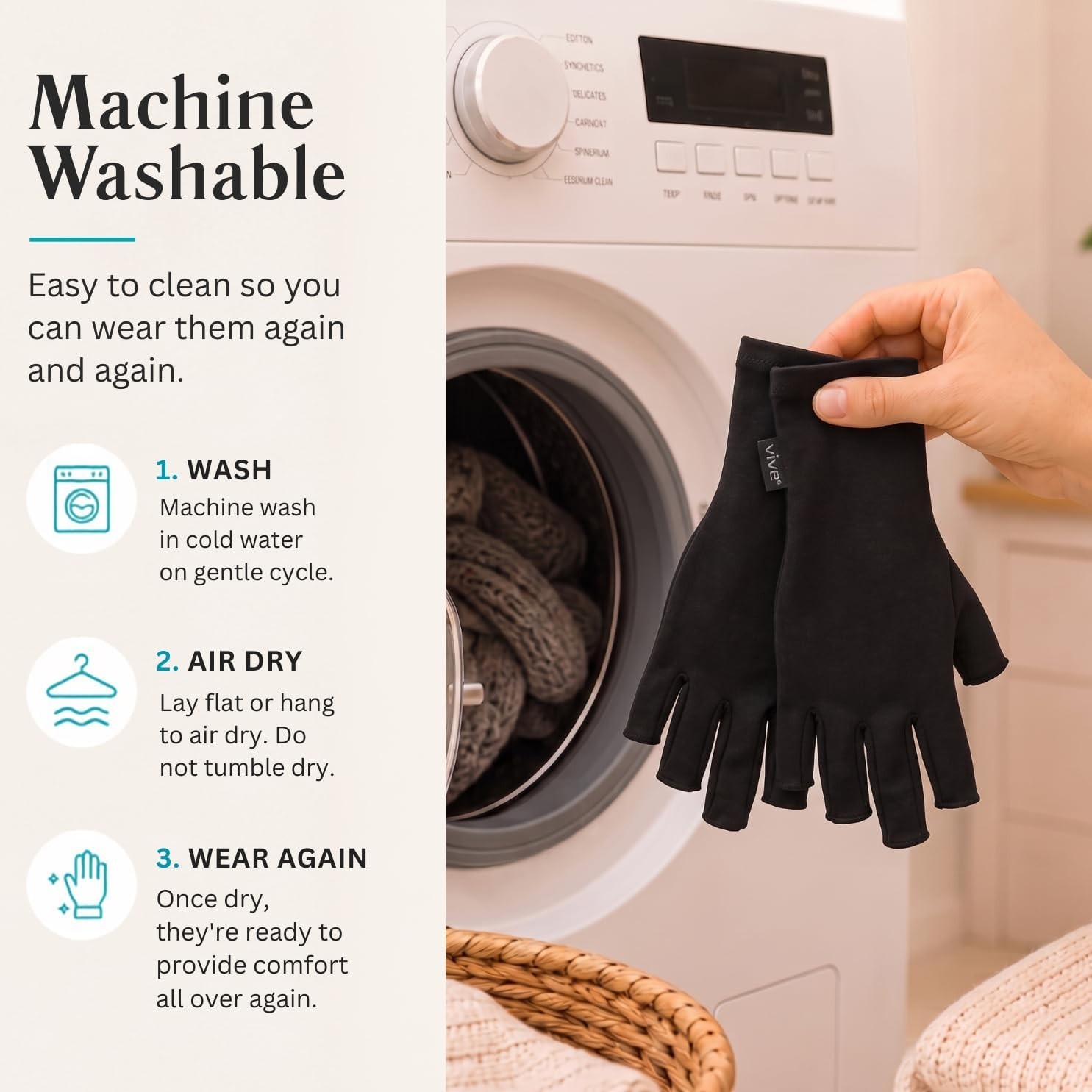 Durable Thermal Compression Gloves for Arthritis – Open Fingers, Comfortable Fit
