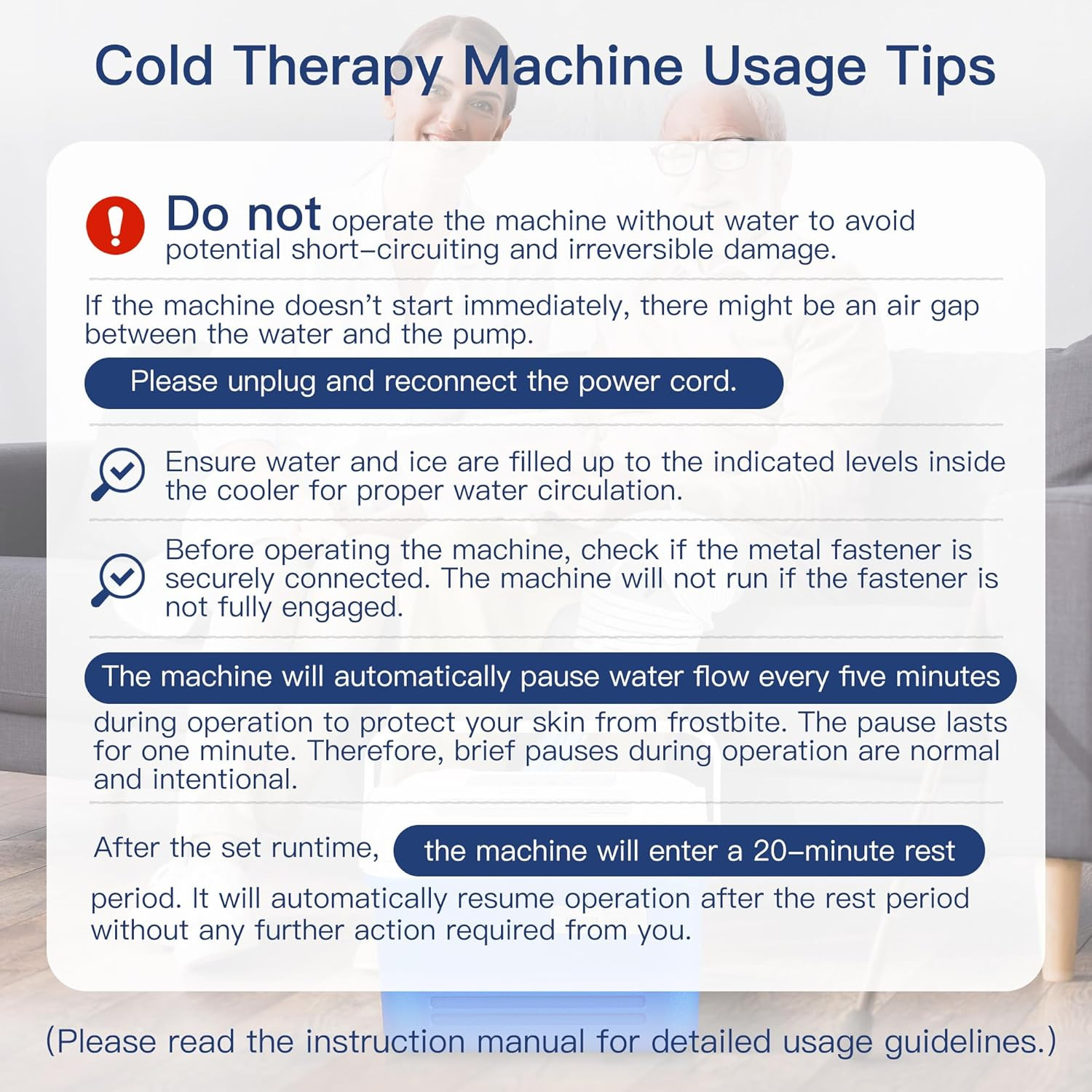 Cold Therapy Machine, Ice Machine for Knee and Shoulder after Surgery, Digital T