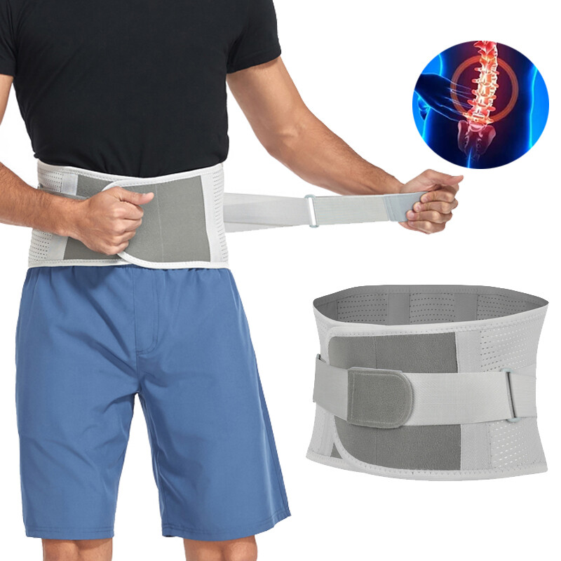 Women Men Waist Trainer Band Lumbar Support Belt For Lower Back Pain Relif US