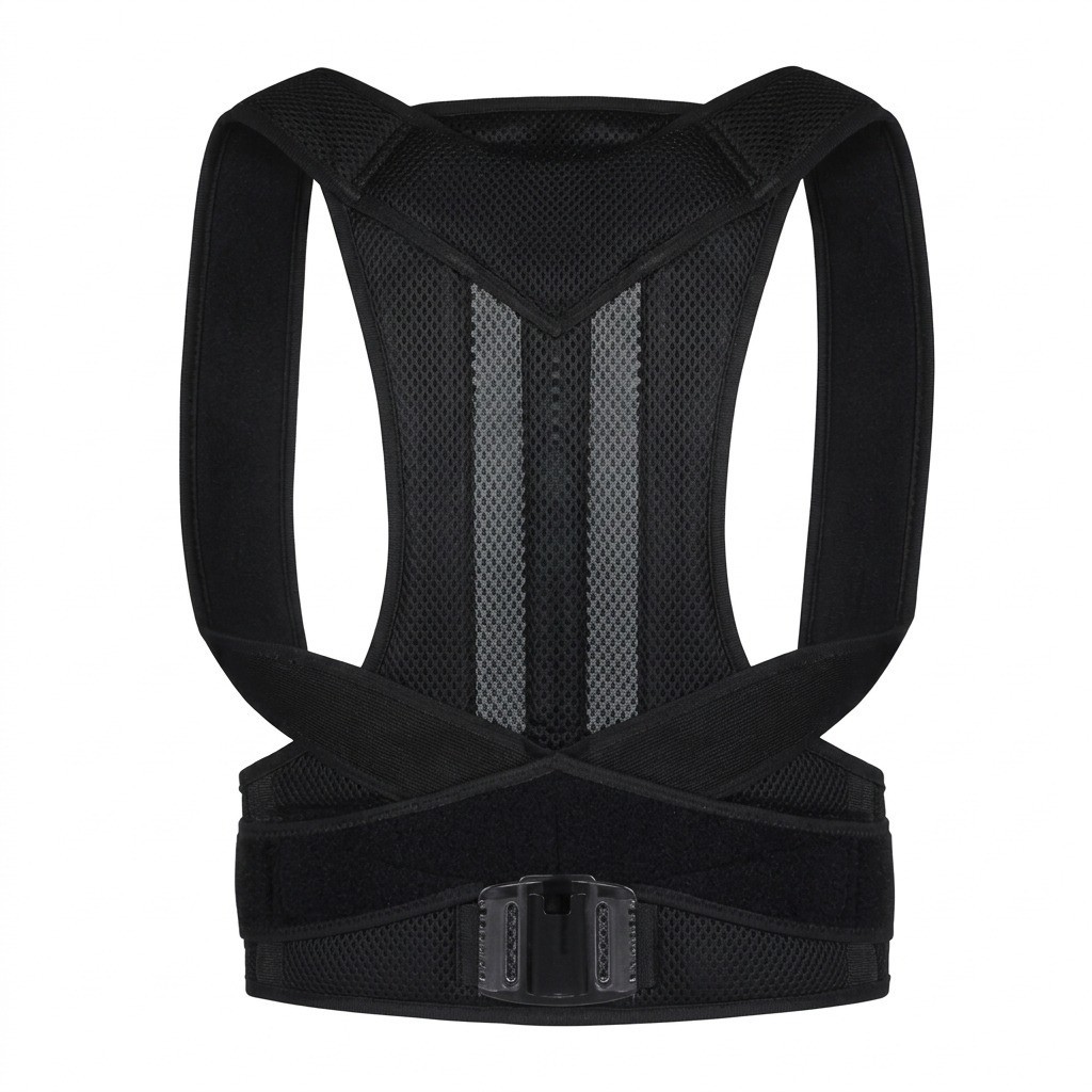 Male Female Adjustable Posture Corrector Corset Back Brace Belt Lumbar Support S