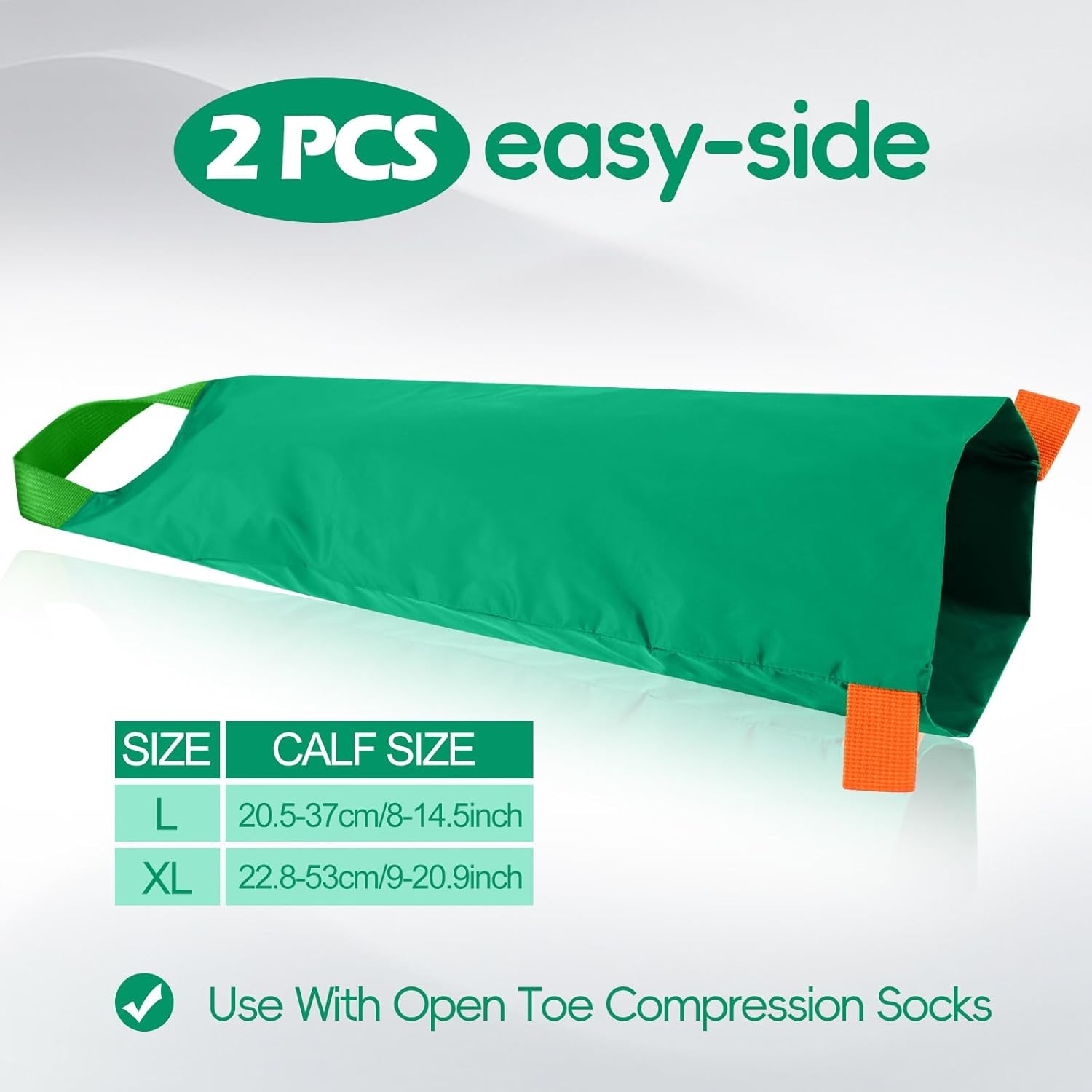 2 Pcs Compression Sock Aid Open Toe Stocking Helper Device for Seniors