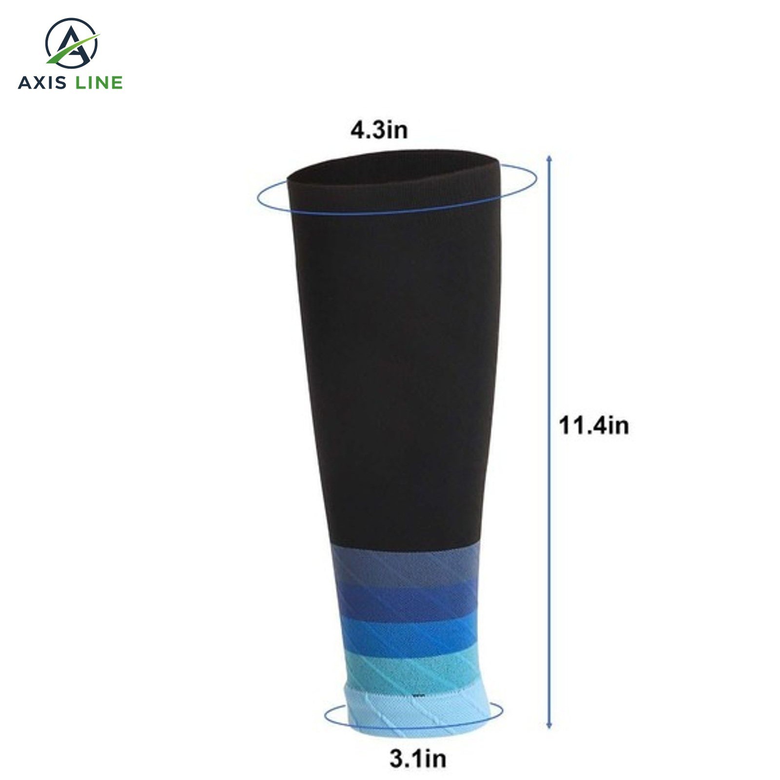 2x Calf Sleeves Leg Support Compression Socks Running Shin Splint Varicose Vein