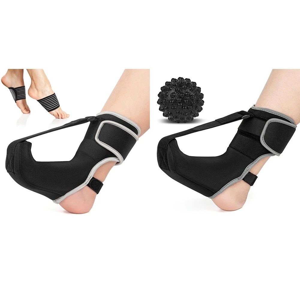 Plantar Fasciitis Night Splint Sock – Adjustable Planter Facetious Relief Brace