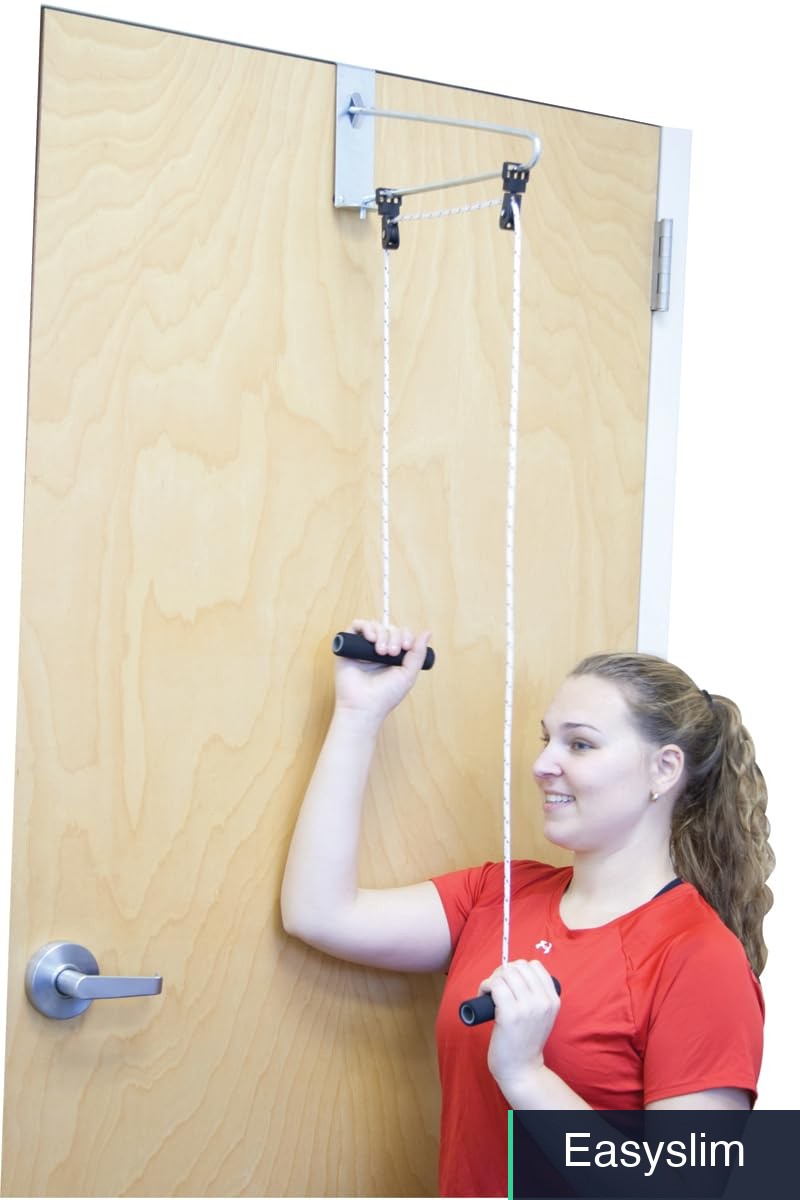 Over Door Double Shoulder Pulley Bracket Physical Therapy Exercise