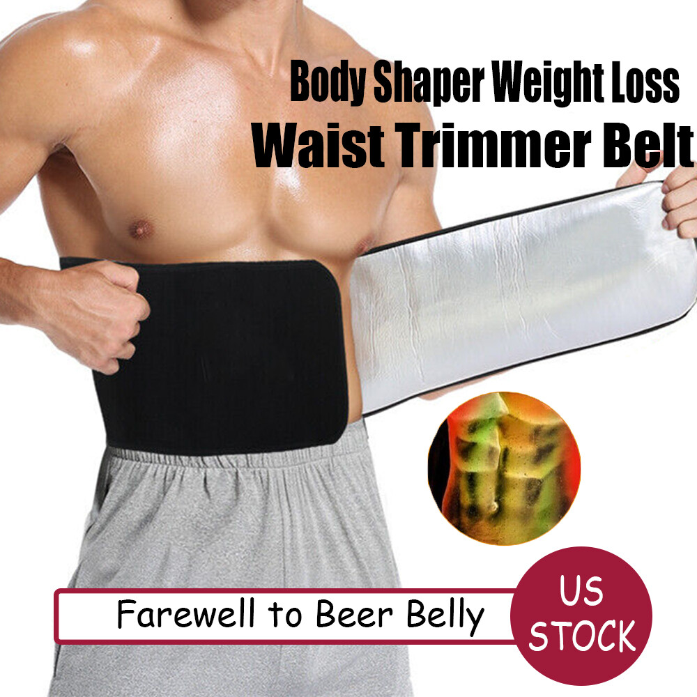 Premium Waist Trimmer Sweat Bands Belt for Men Women Slim Body Shaper Cinchers